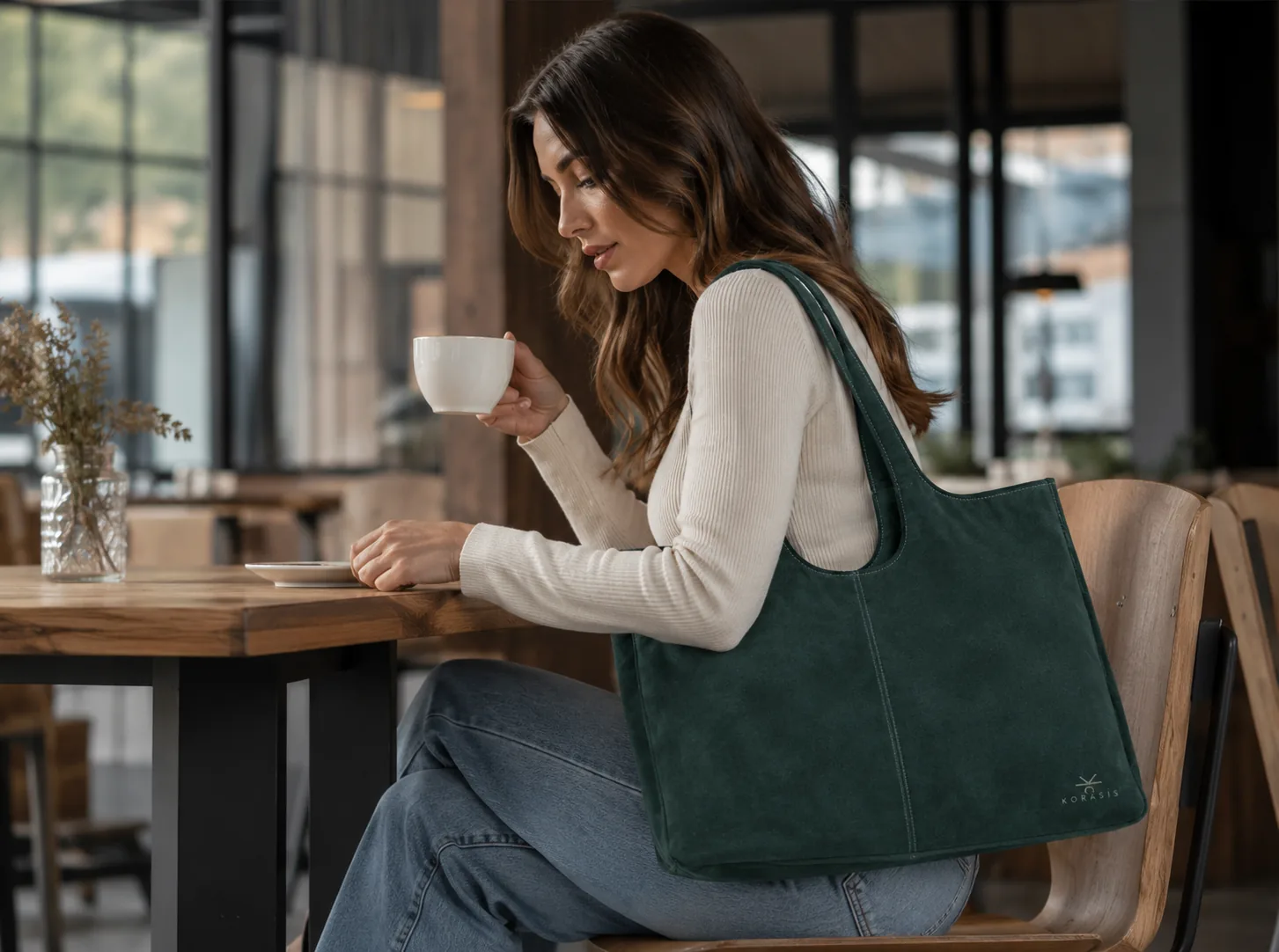 A Korasís bag in daily use